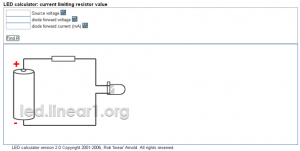 Led Calculateur simple