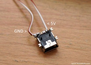 DIY USB Led d'aquarium - Branchement USB