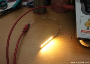 DIY USB Led d' aquarium - Test fonctionnement